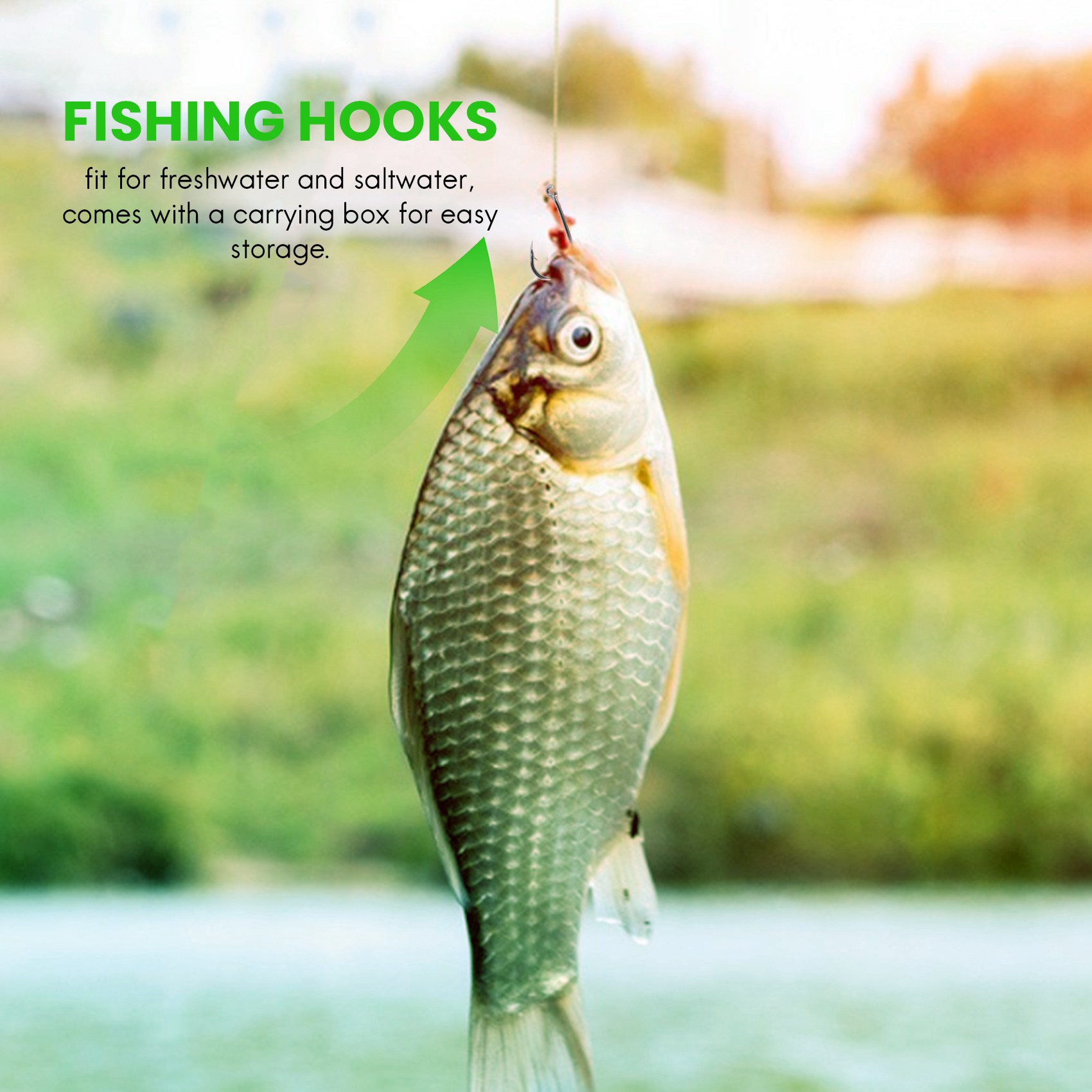 New arrival  500Pcs/Set Mixed  - огляд і ціна Fishing Hook Box