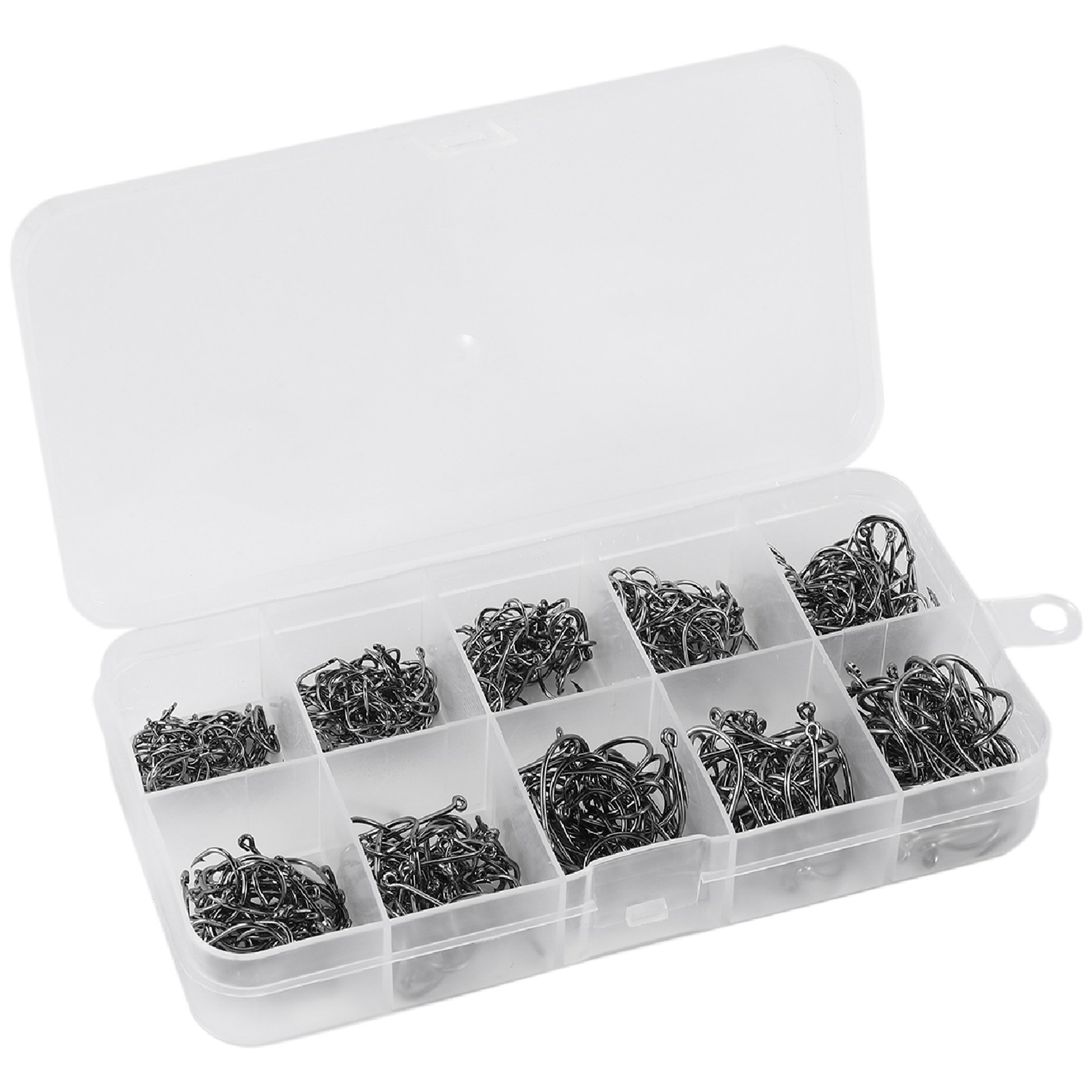 New arrival  500Pcs/Set Mixed  - огляд і ціна Fishing Hook Box