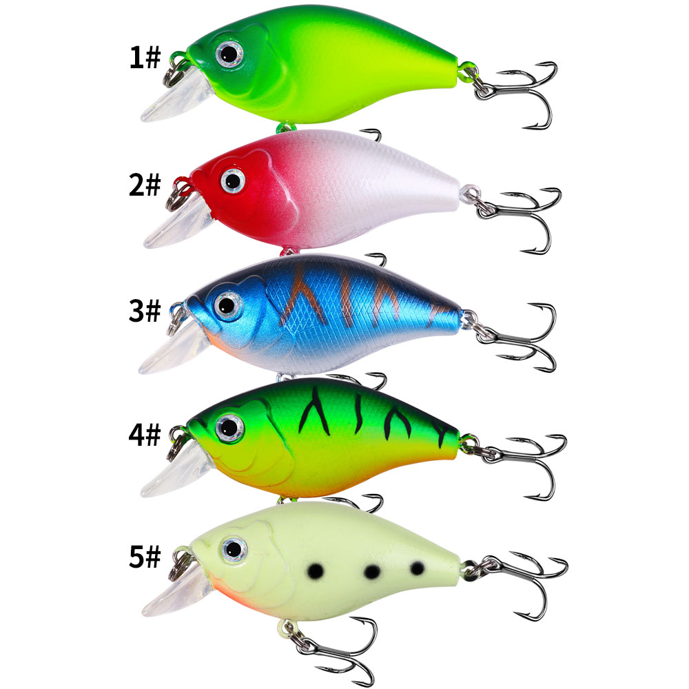 1Pc 6cm 6.9g Fishing Lure Cran - огляд і ціна Fishing Hook Treble