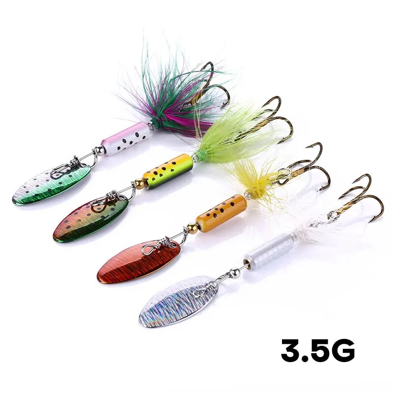 Metal VIB Lures 1PCS 3.5g Feat - огляд і ціна Fishing Hook Offset