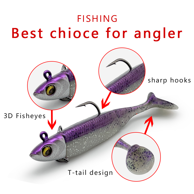 6Pcs Lead-Coated Fishing Lures - огляд і ціна Fishing Hook Treble