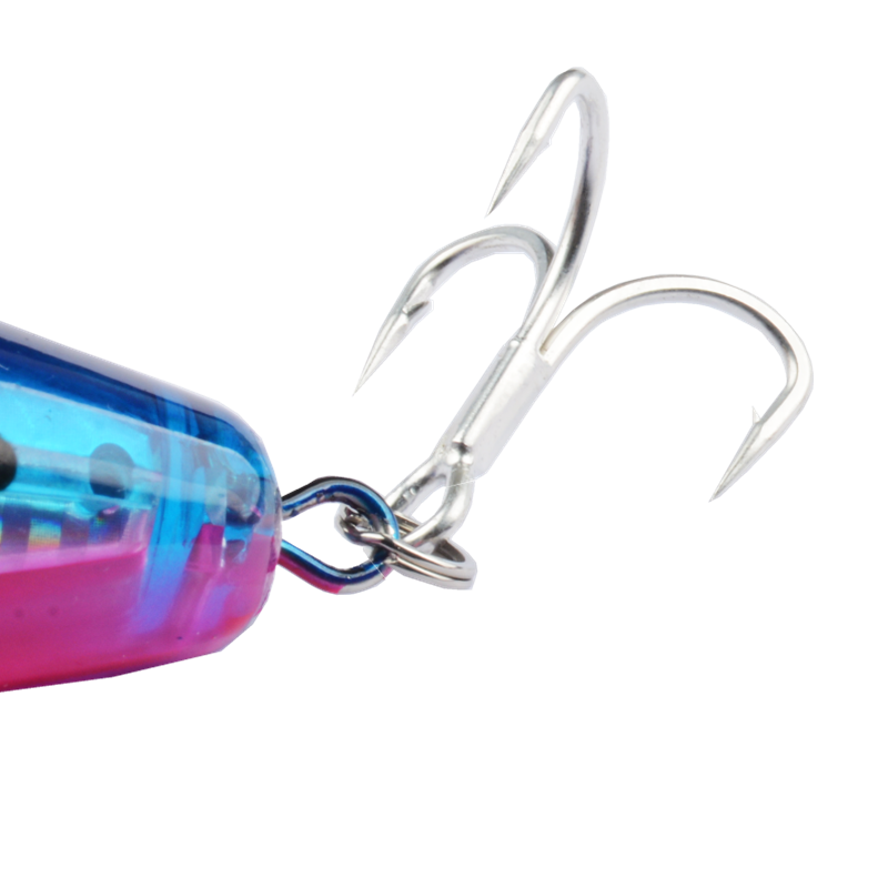 1pc 43g Big Popper Floating Wo - огляд і ціна Fishing Hook Treble