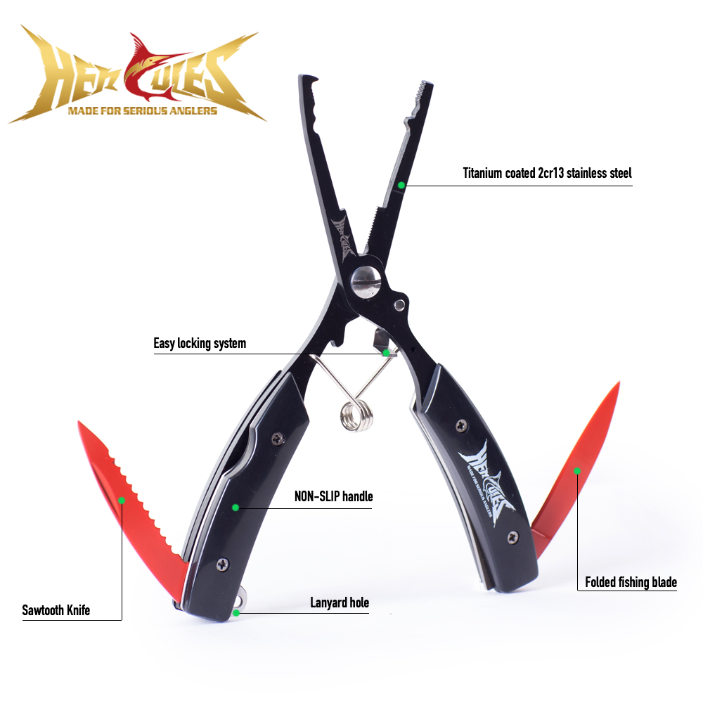 HERCULES Fishing Pliers with S - огляд і ціна Fishing Hook Sharpener